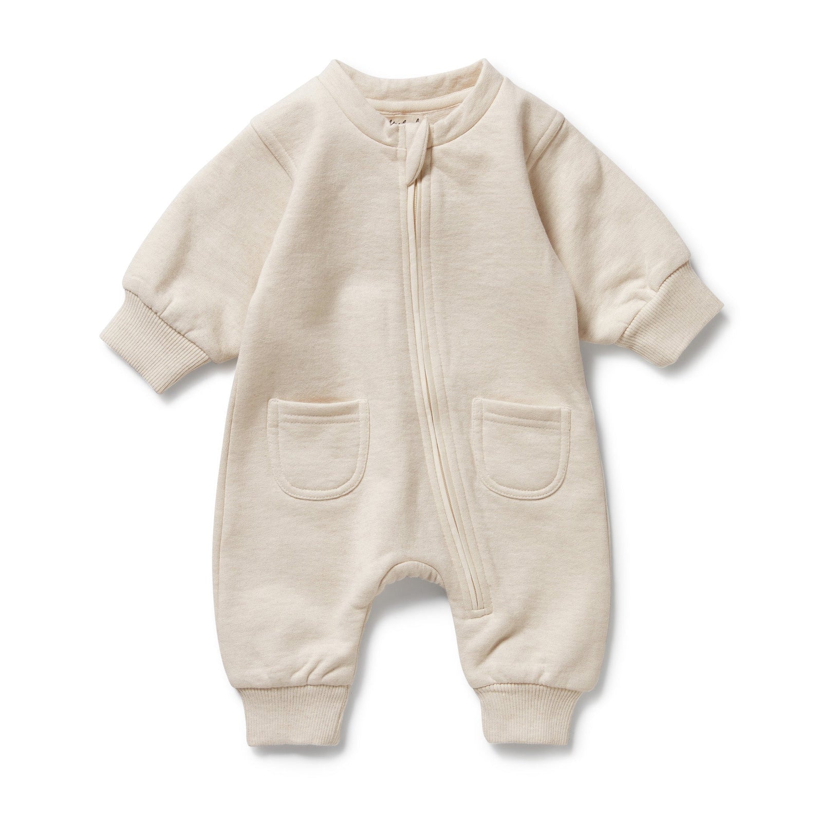Oatmeal Organic Terry Growsuit