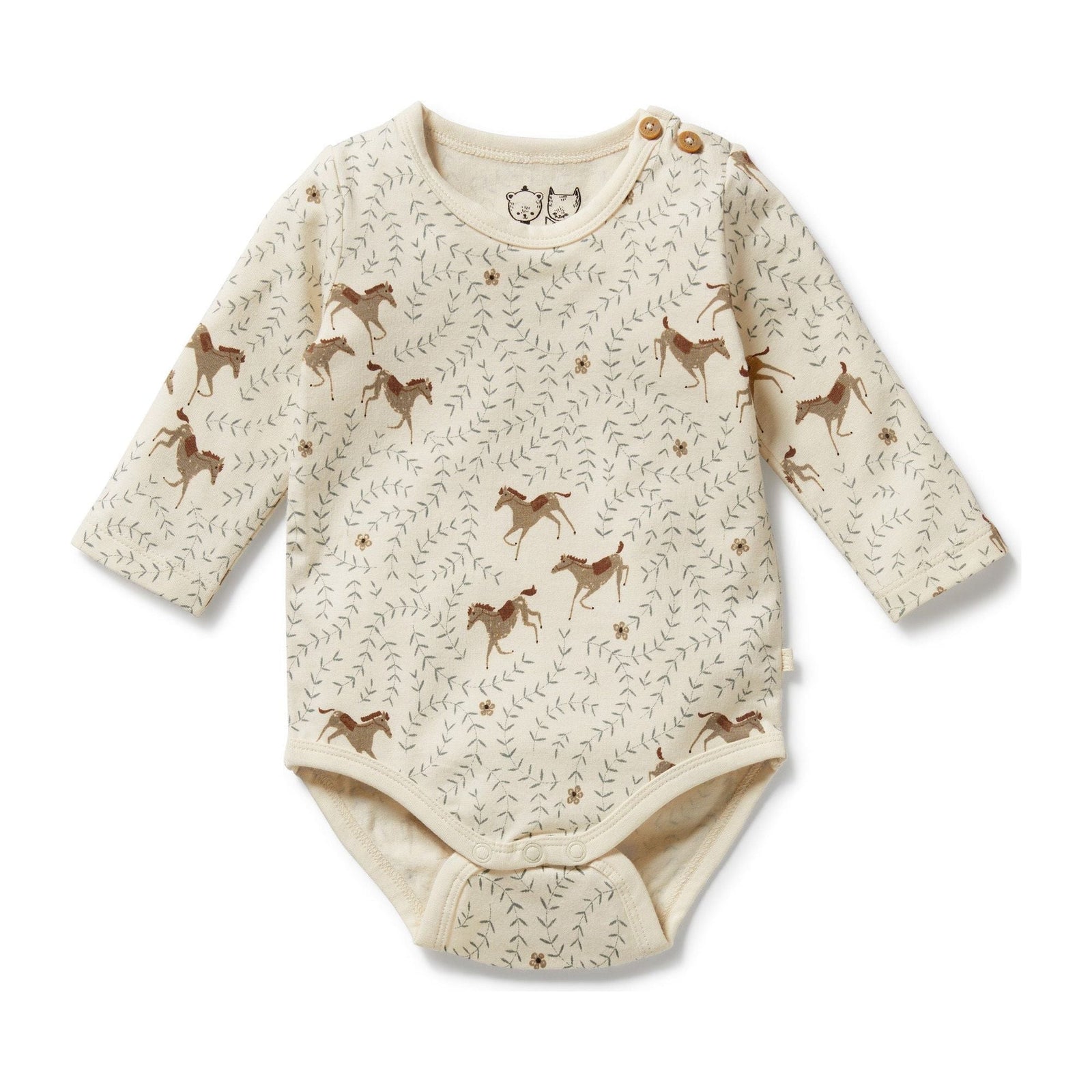 Trixie Horse Organic Bodysuit