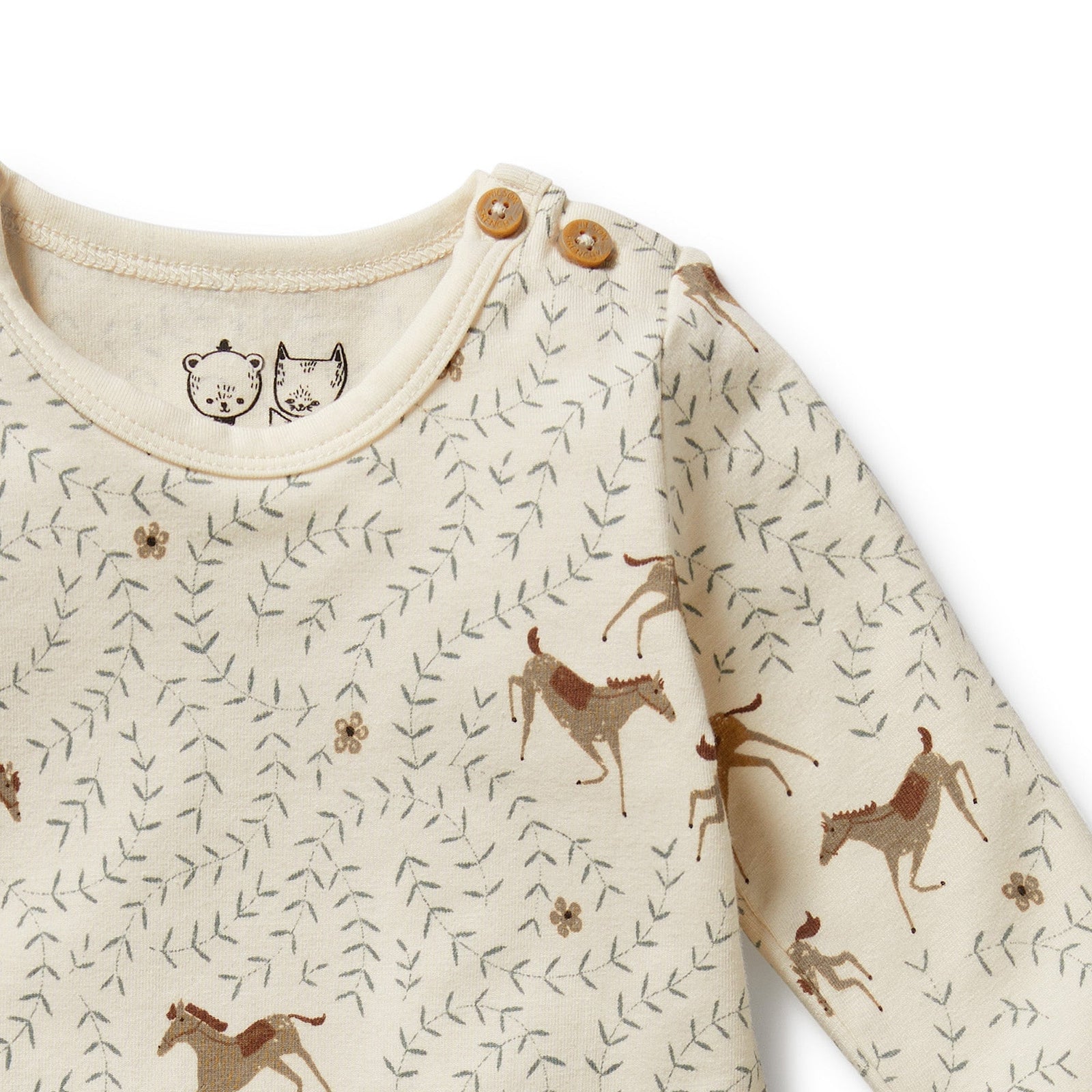 Trixie Horse Organic Bodysuit