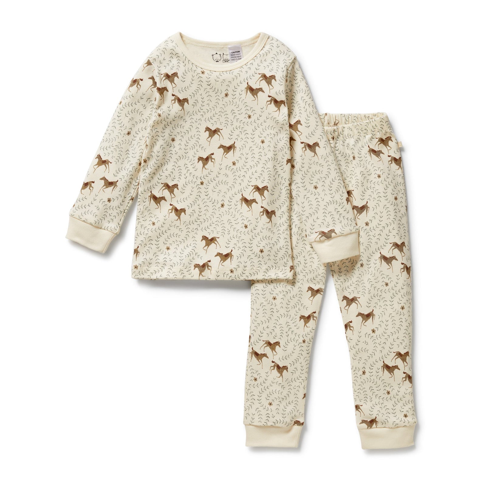 Trixie Horse Organic Long Sleeved Pyjamas