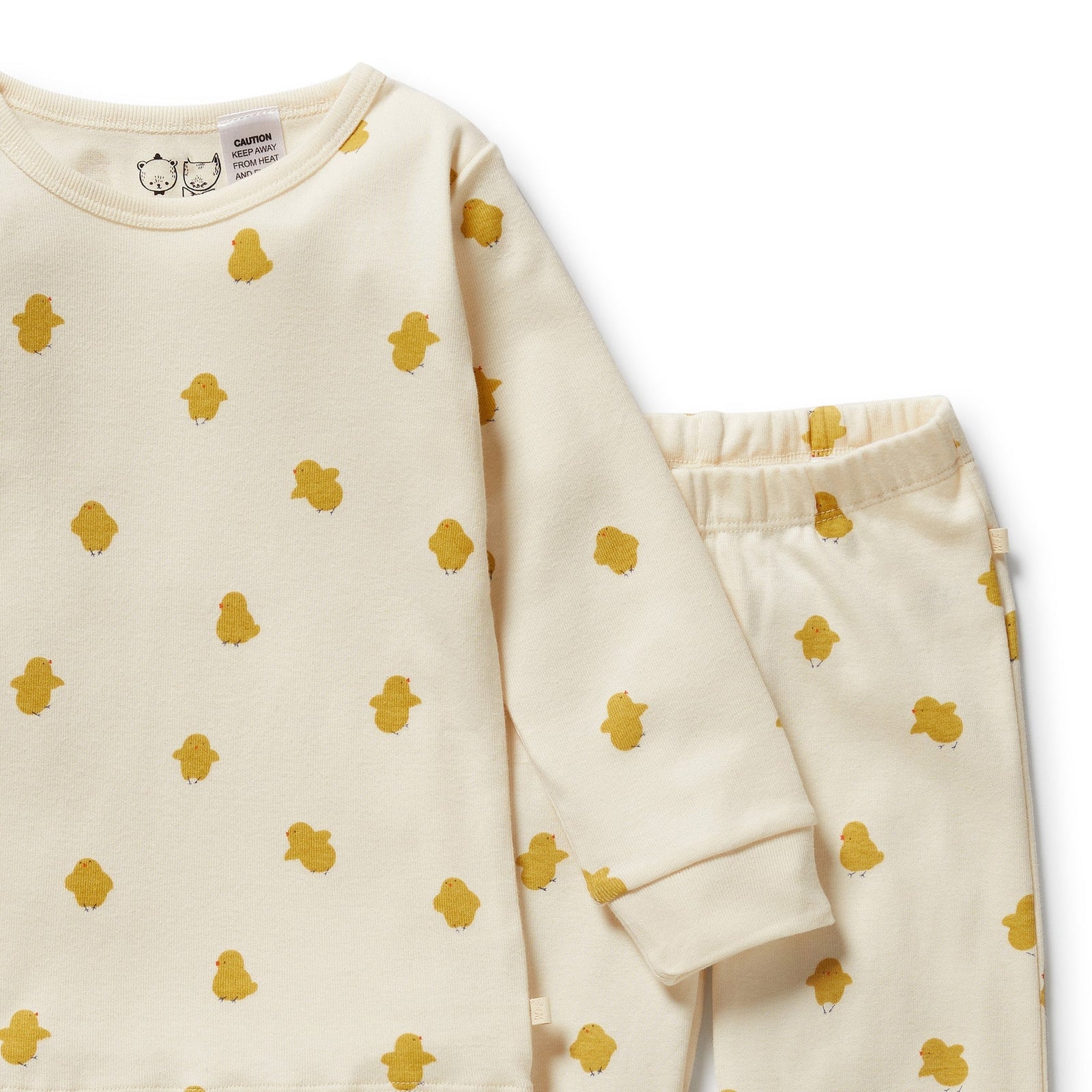 Little Chick Organic Long Sleeved Pyjamas