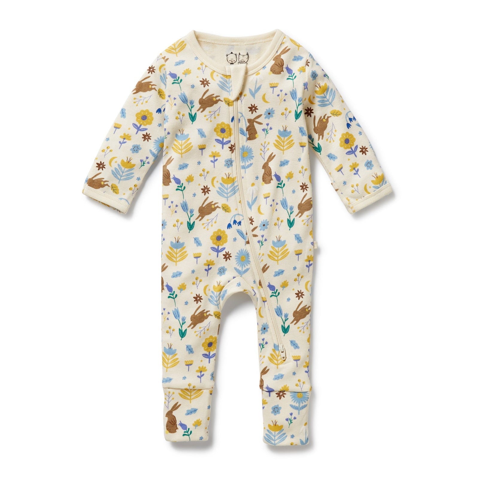 Daisy Mae Organic Zipsuit With Feet