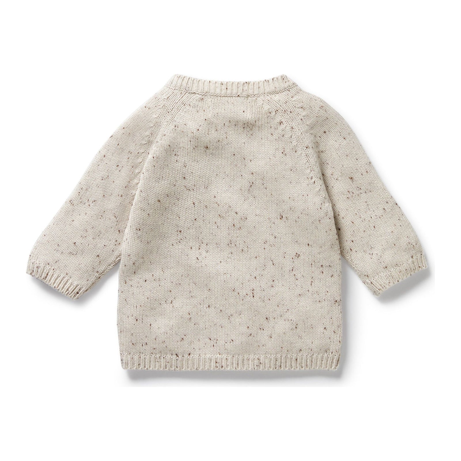 Cookie and Cream Organic Knitted Kimono Cardigan