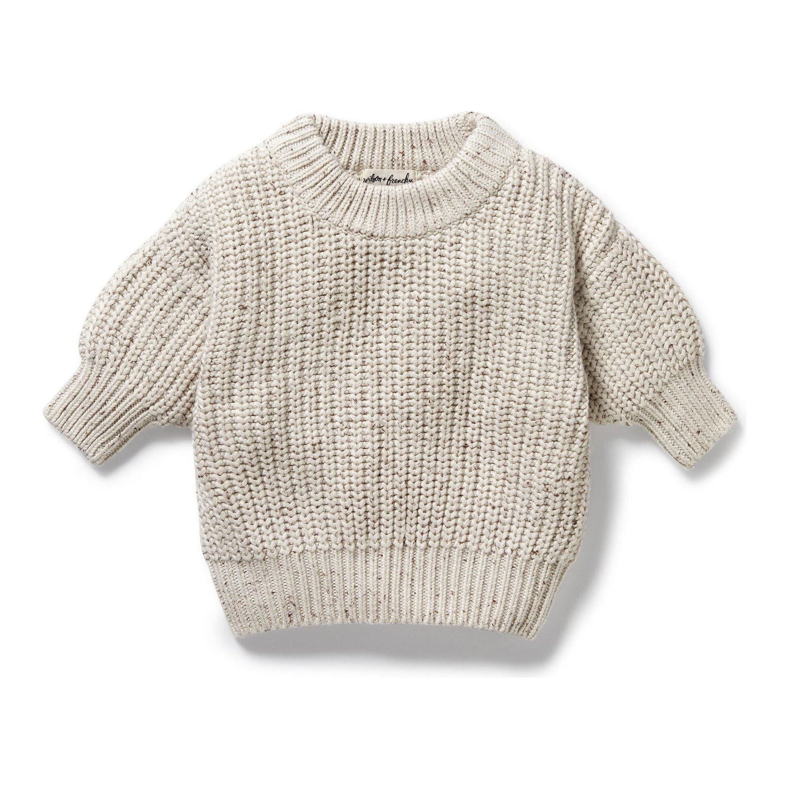 Cookie and Cream Organic Knitted Jumper