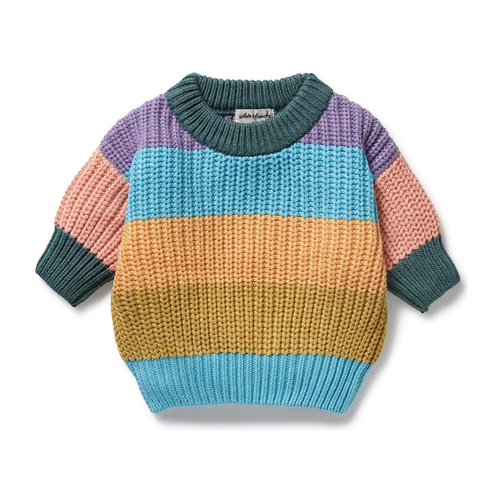 Rainbow Organic Knitted Jumper