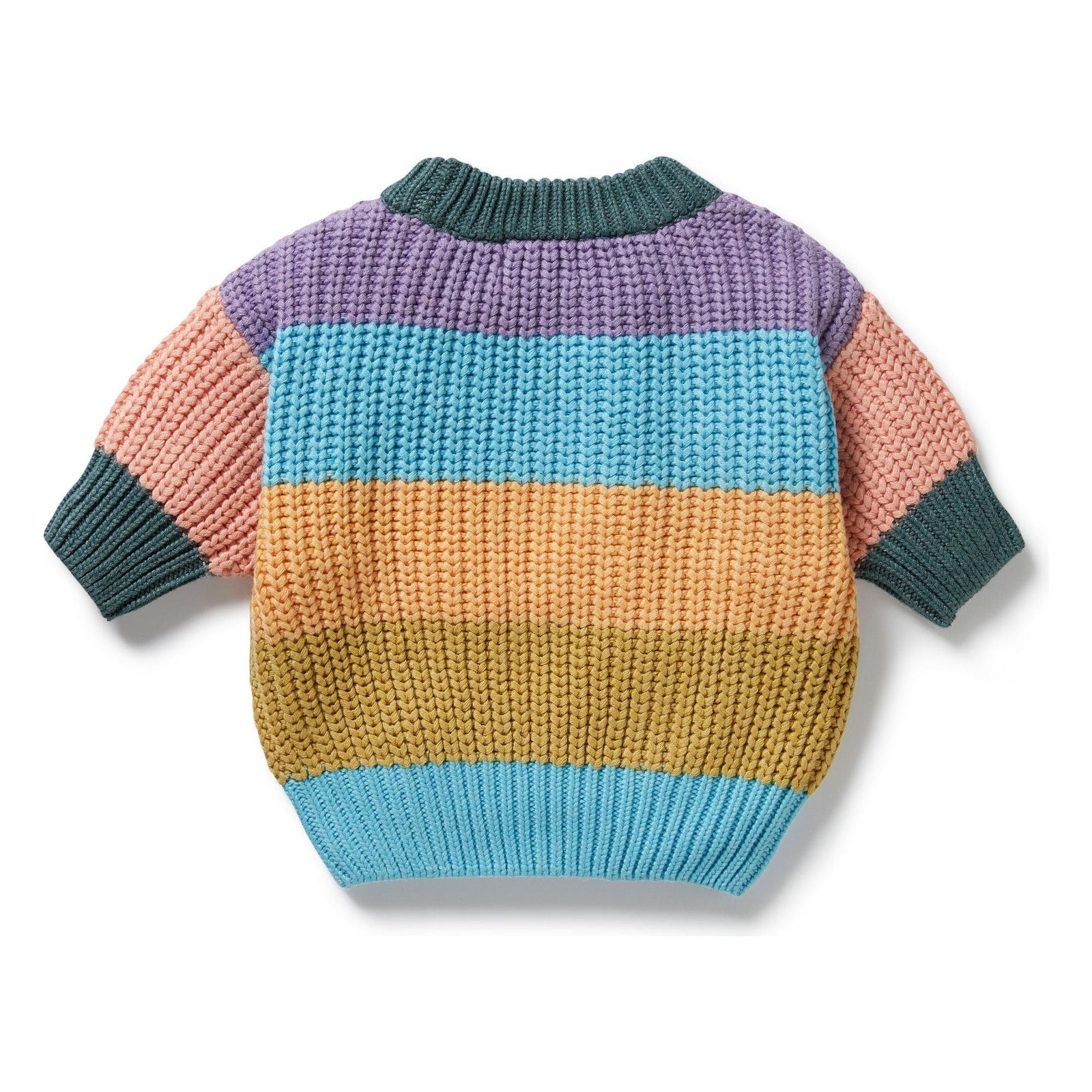 Rainbow Organic Knitted Jumper