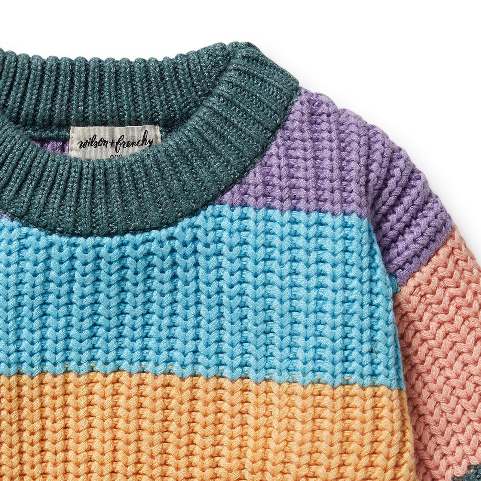 Rainbow Organic Knitted Jumper