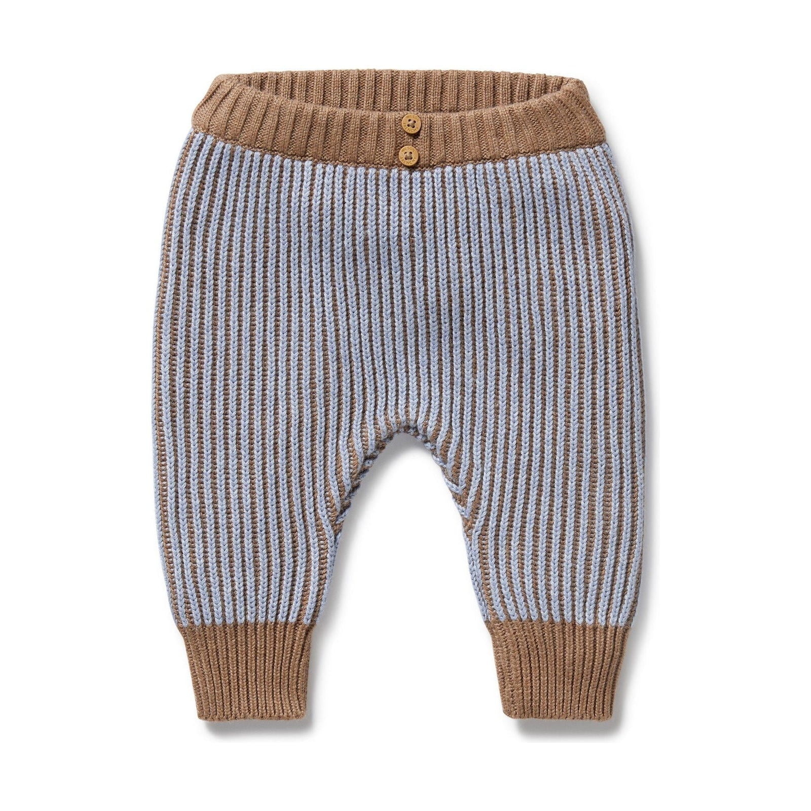 Coco Blue Speckle Organic Knitted Legging