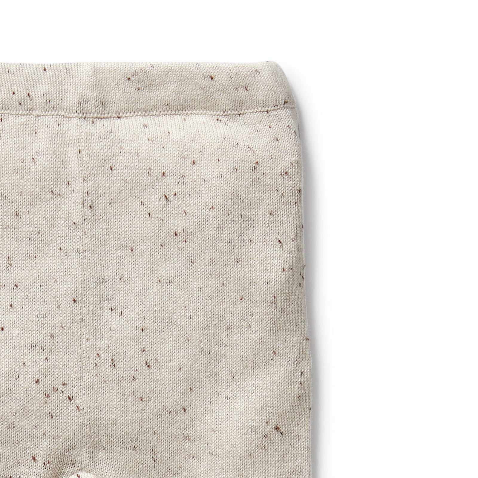 Cookie and Cream Organic Knitted Legging with Feet