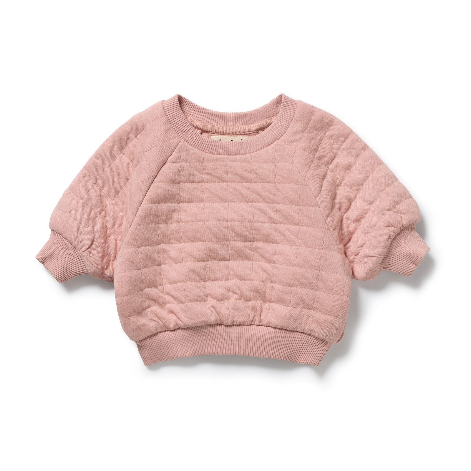 Rose Organic Quilted Sweat