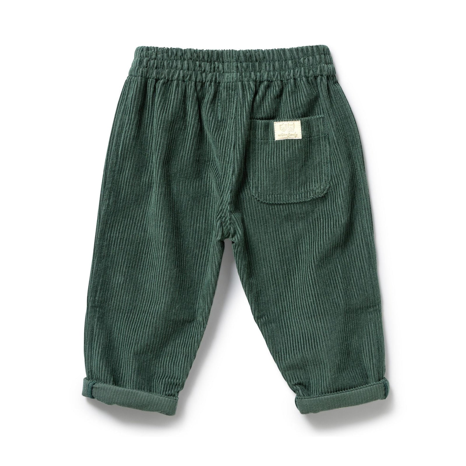 Moss Green Organic Cord Pant