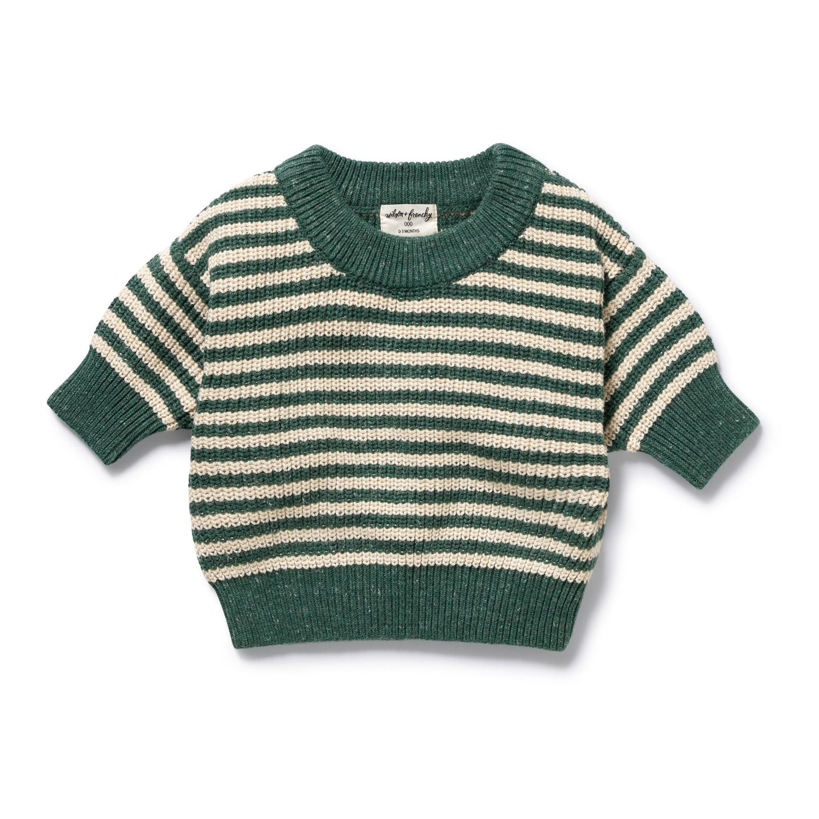 Clover Organic Knitted Stripe Jumper