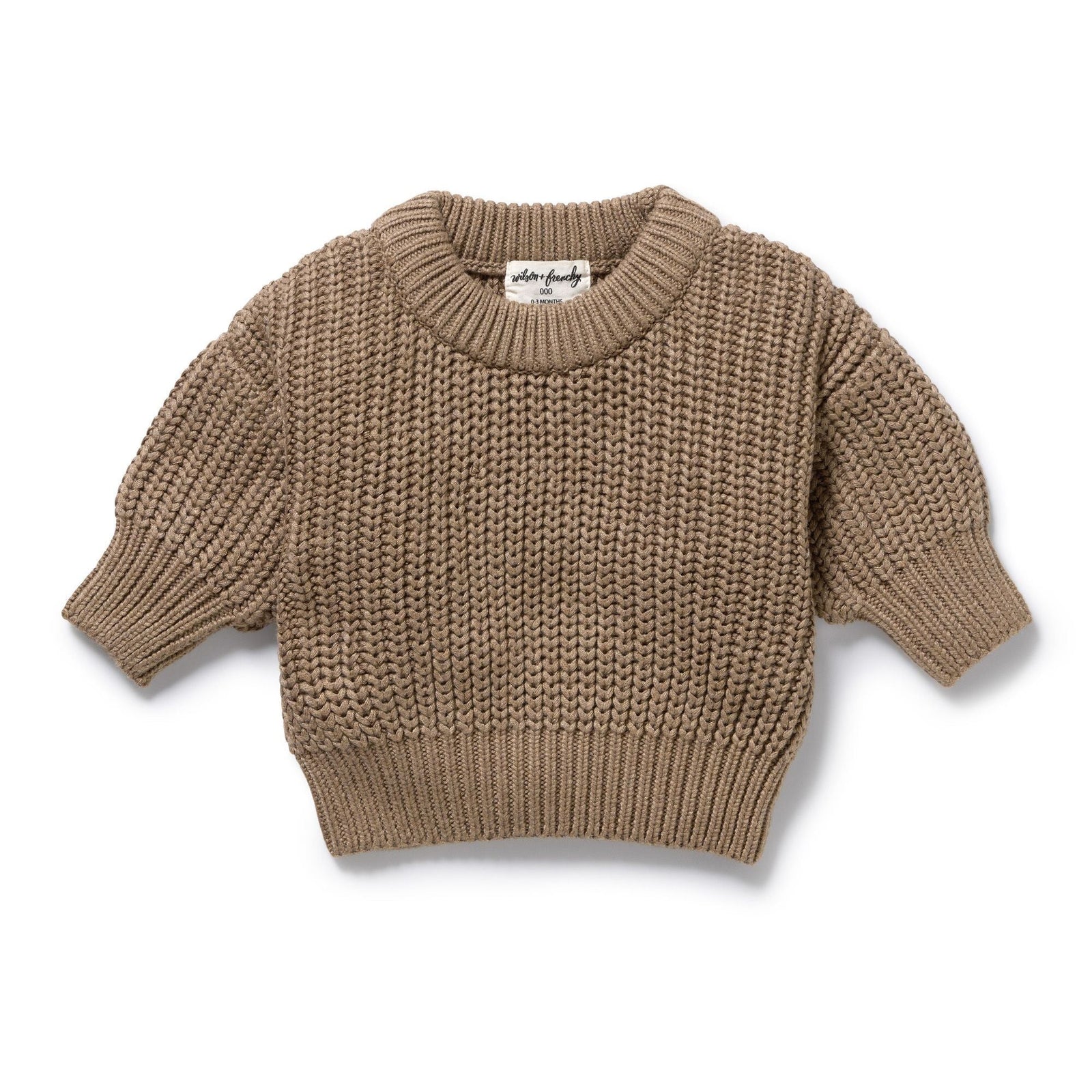 Chestnut Organic Knitted Jumper