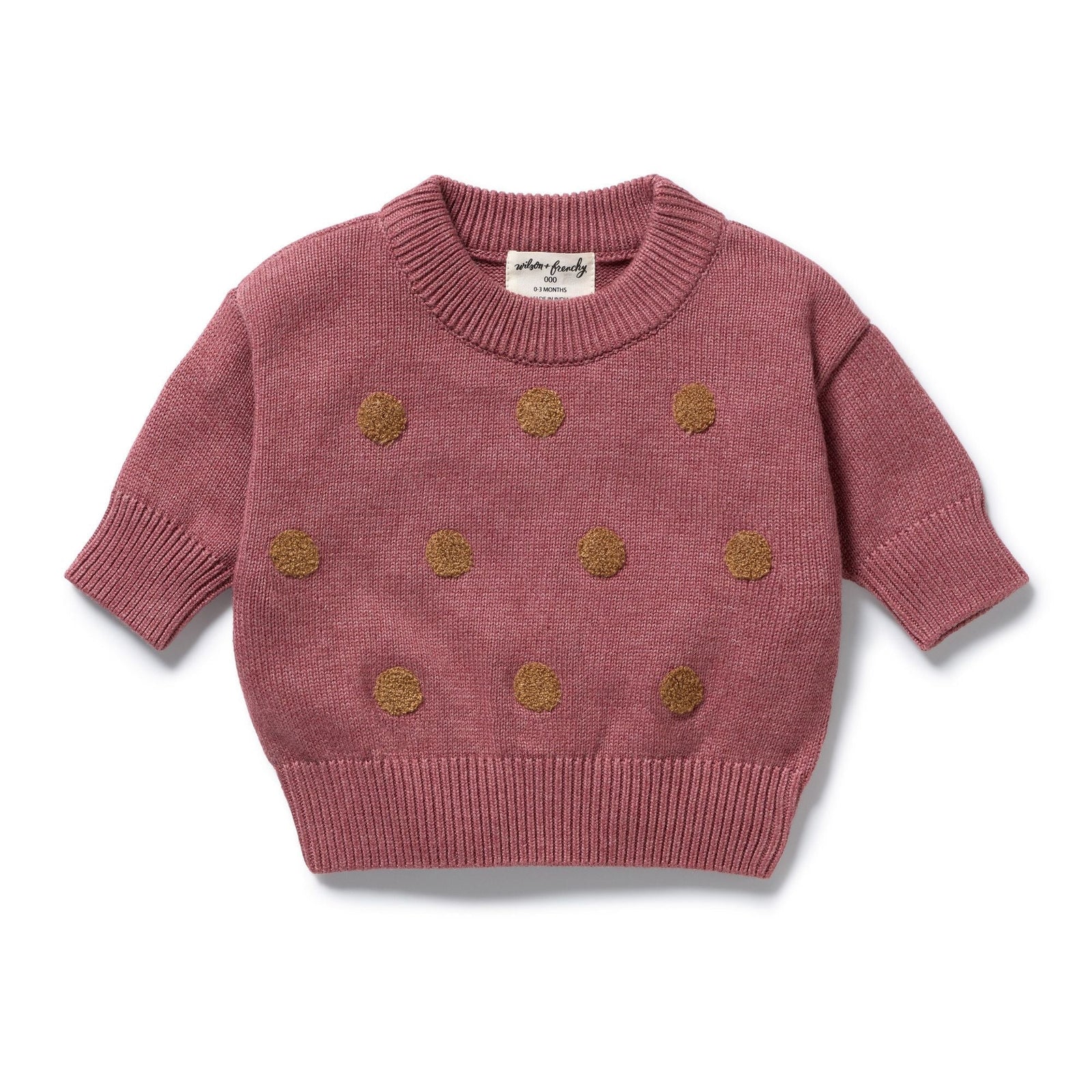 Rhubarb Organic Knitted Bauble Jumper