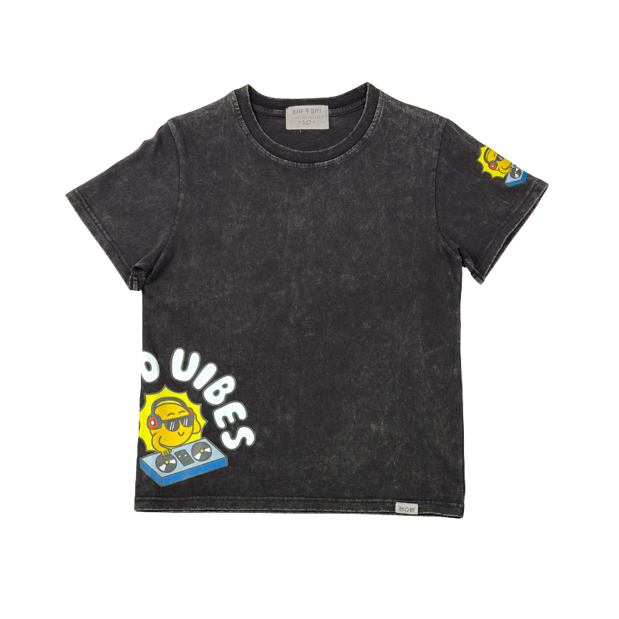 Black Wash DJ Sun Tee