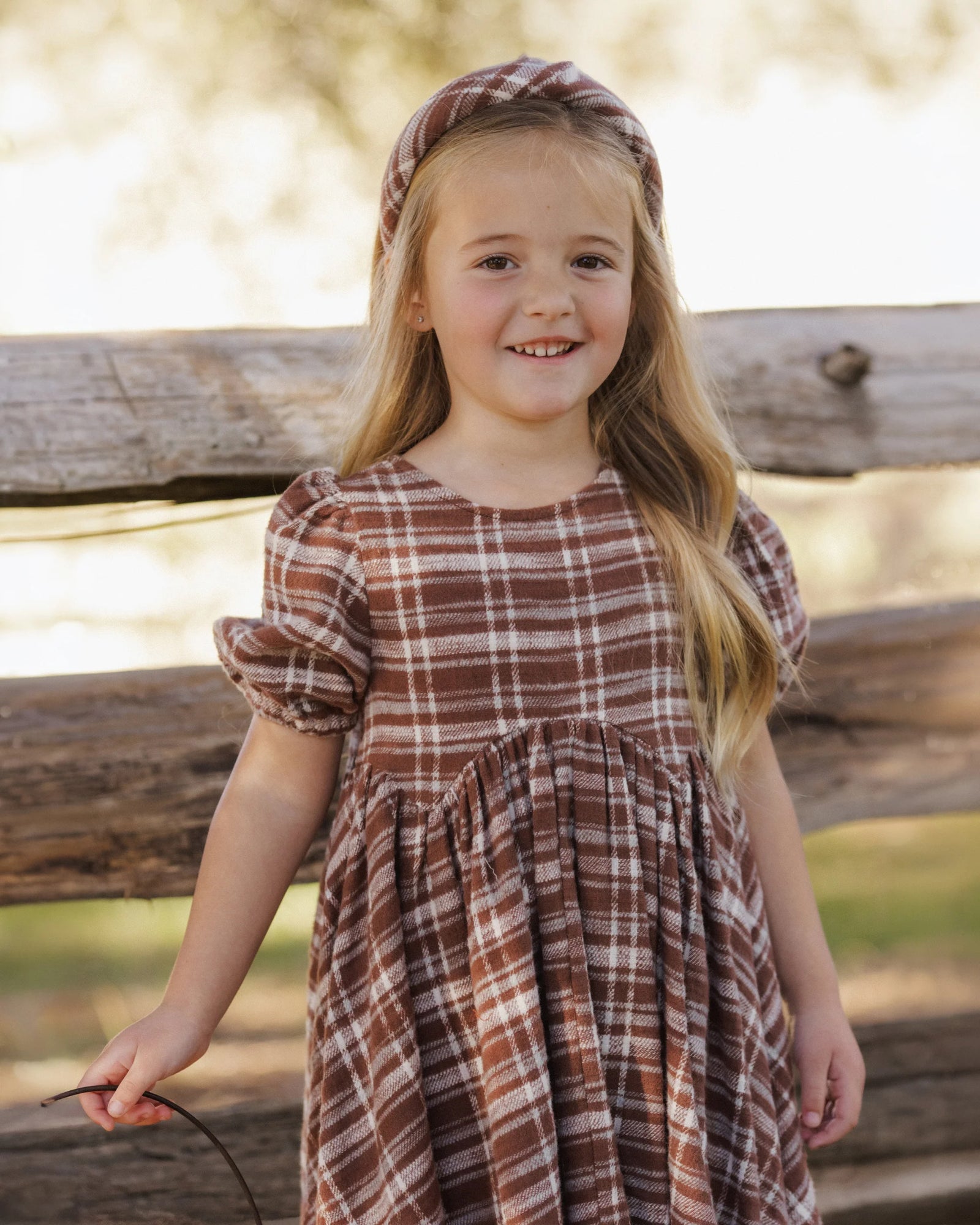 Rose Dress Aspen Plaid