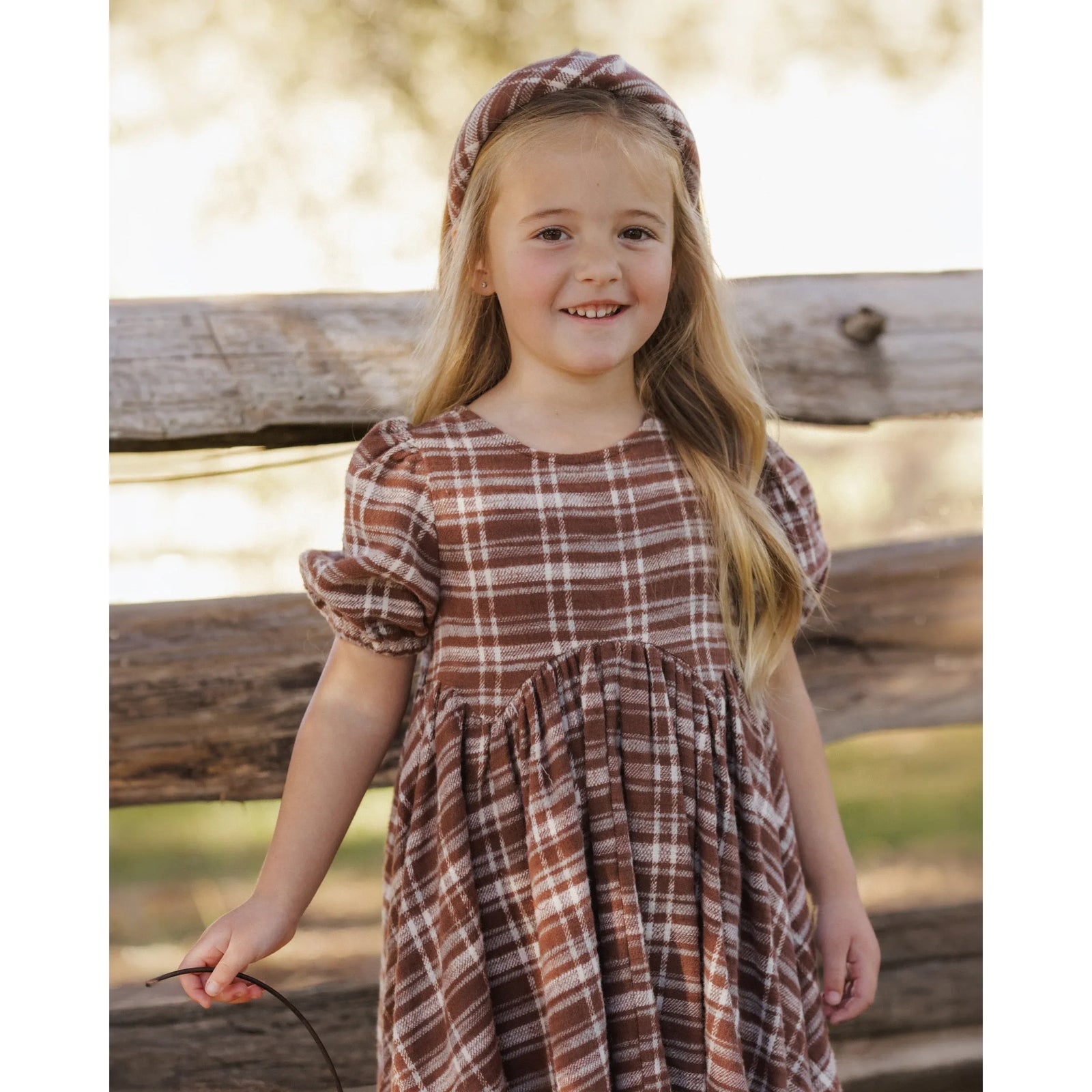 Rose Dress Aspen Plaid