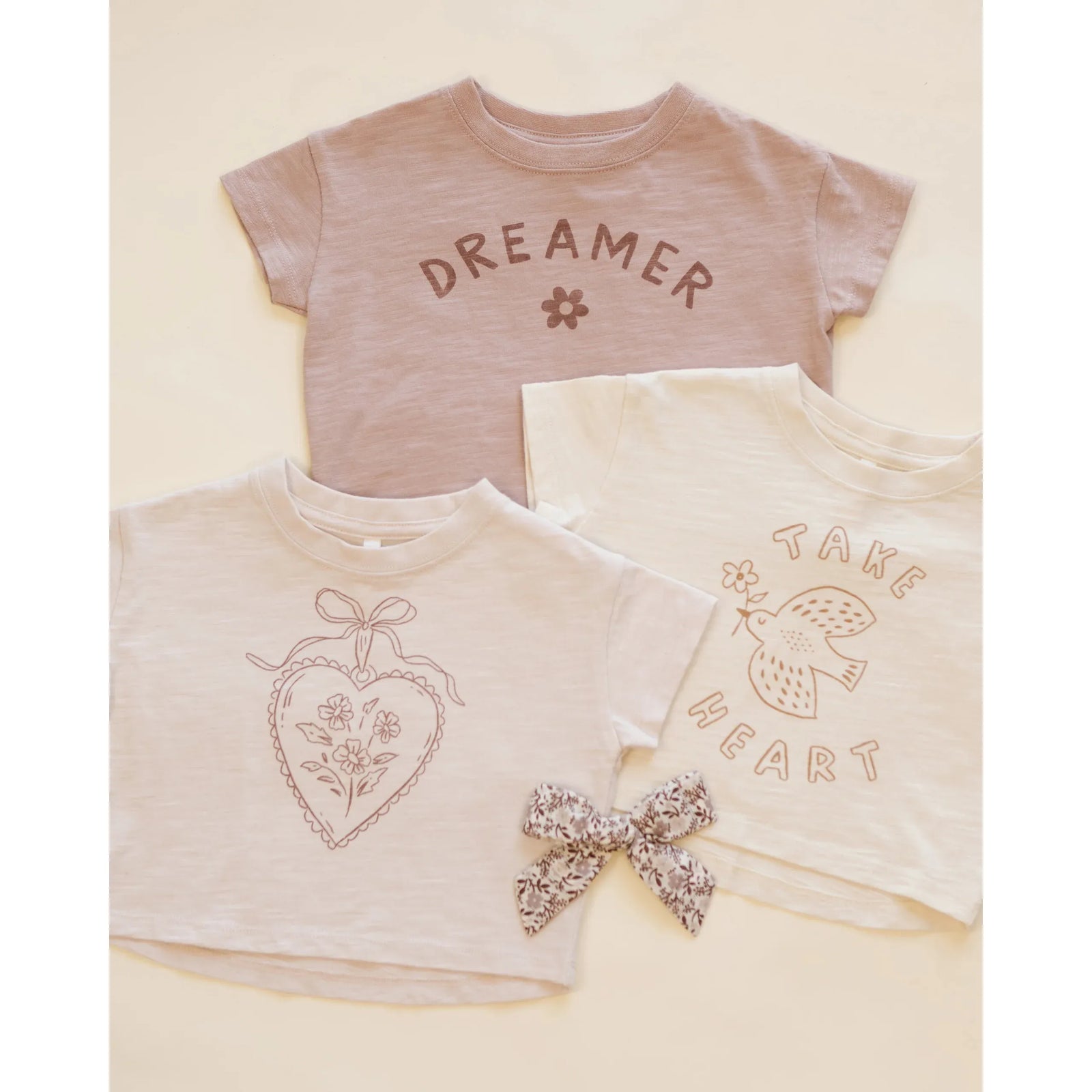Boxy Tee Heart Locket