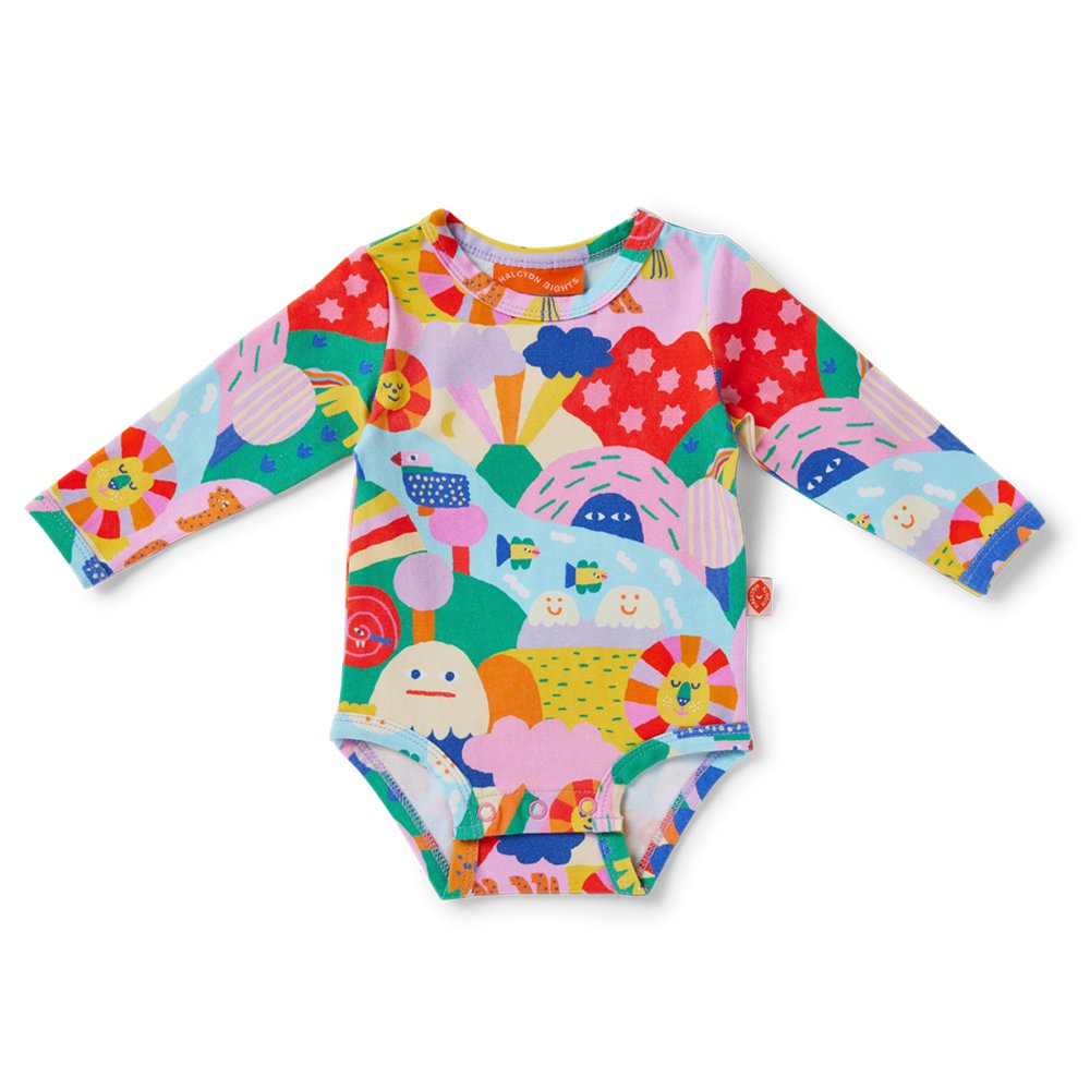 Rainbow Valley Long Sleeve Bodysuit