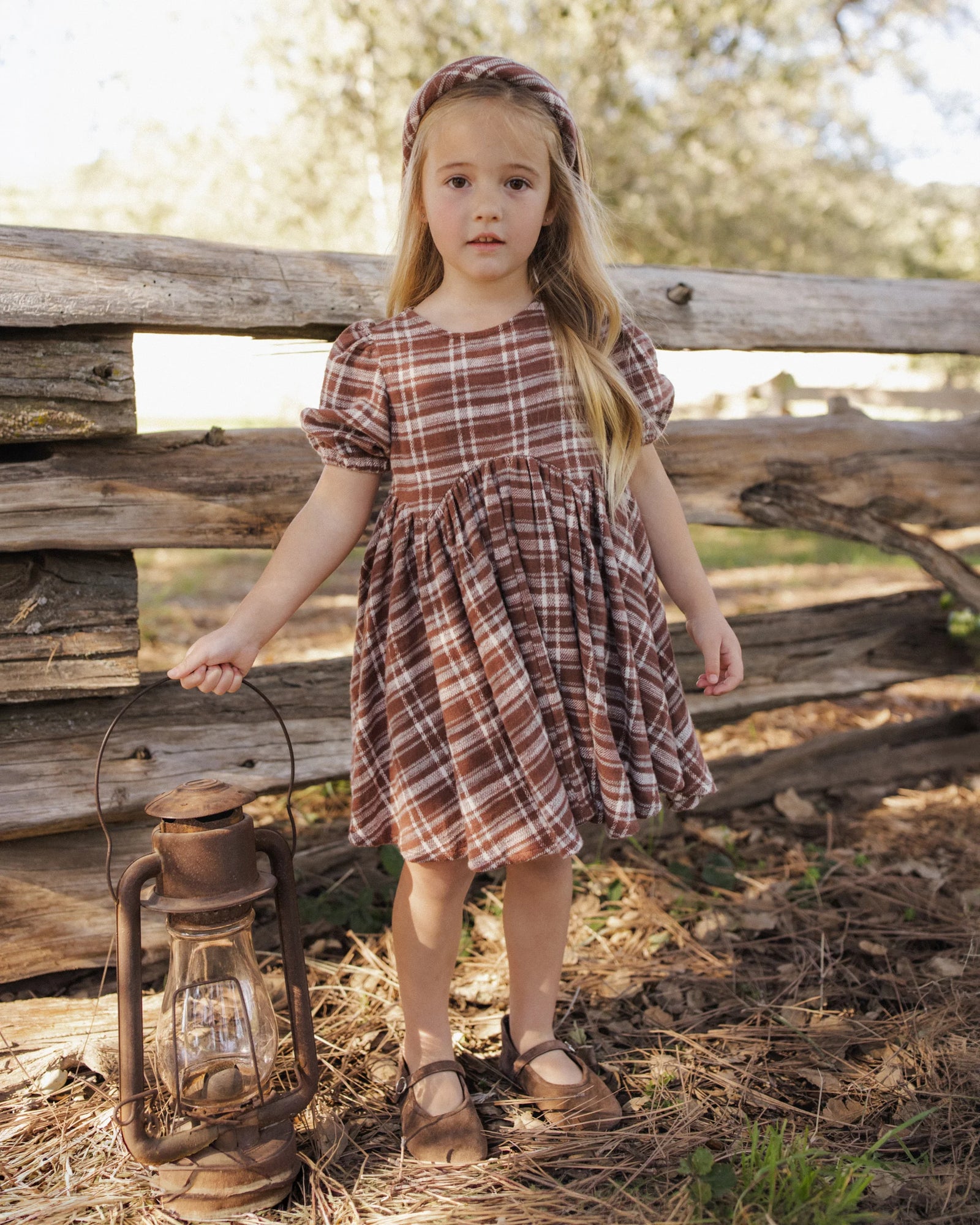 Rose Dress Aspen Plaid