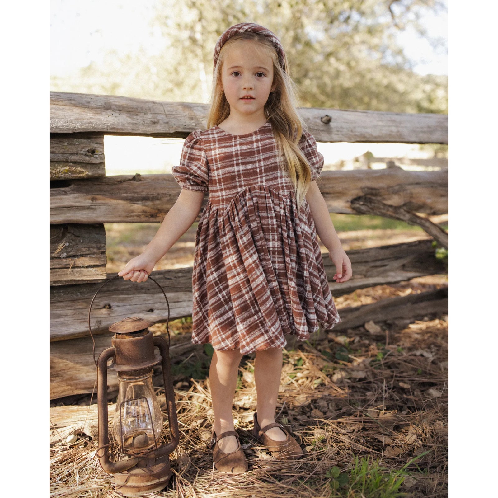 Rose Dress Aspen Plaid