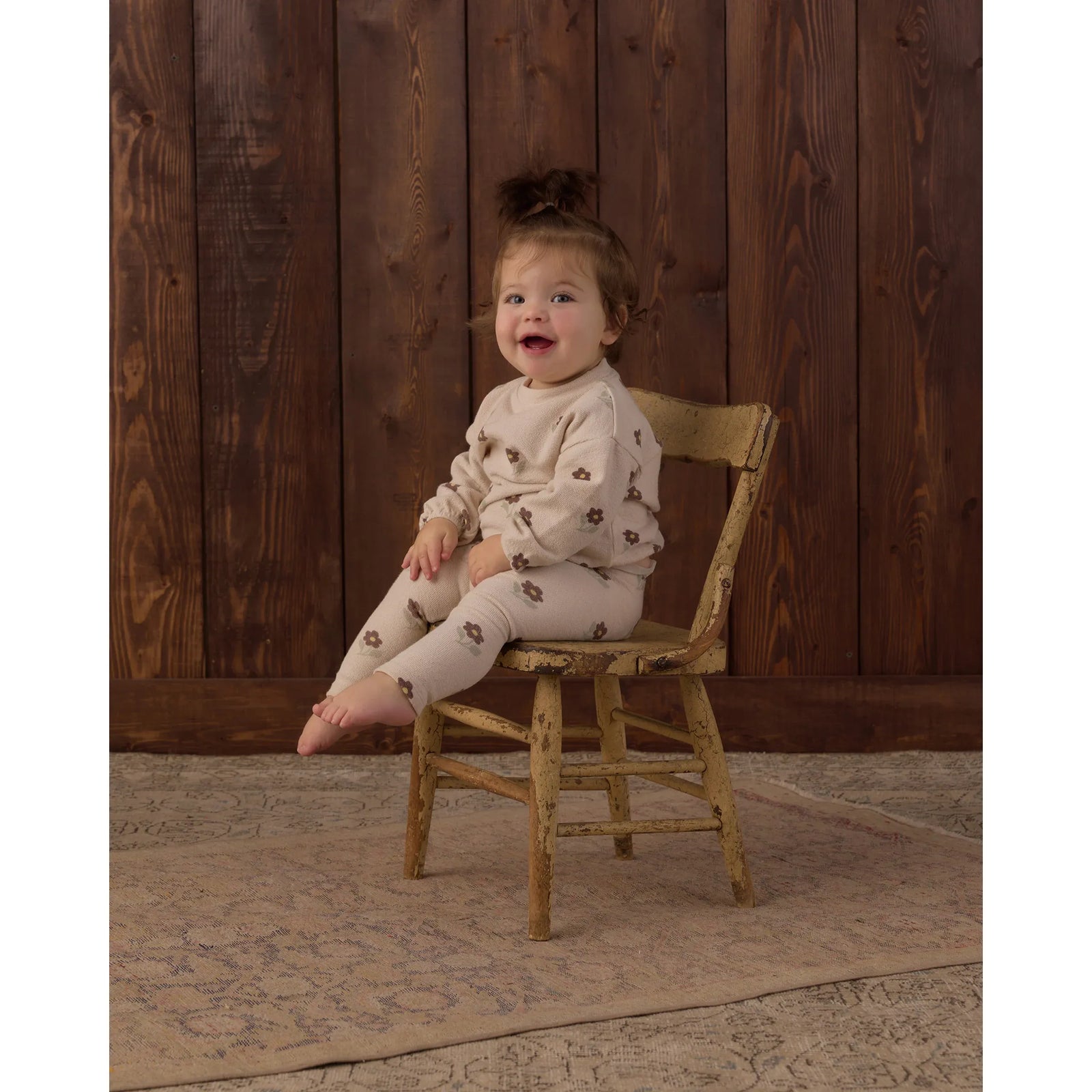 Spongey Knit Set Petal Daisy