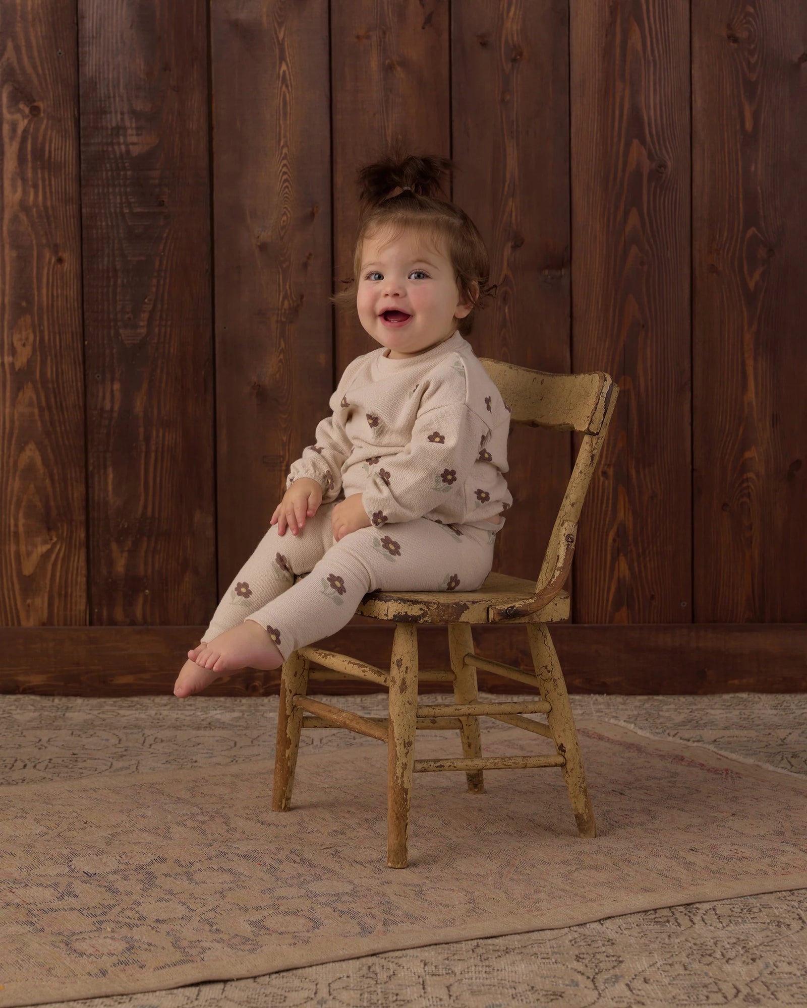 Spongey Knit Set Petal Daisy