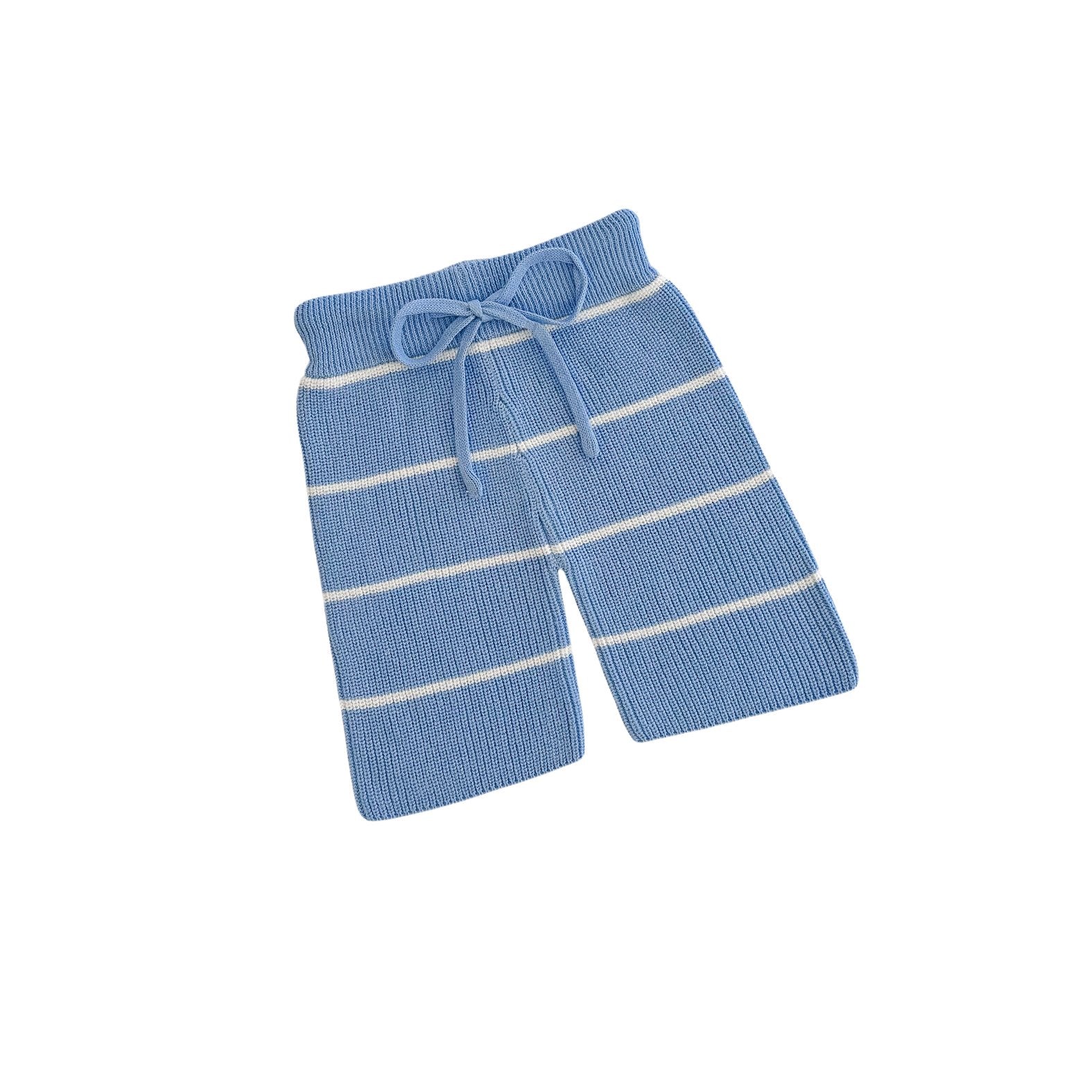 Cropped Pants - River Stripe