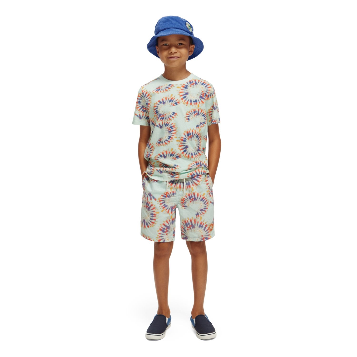 Relaxed-Fit Tee - Tie Dye Print