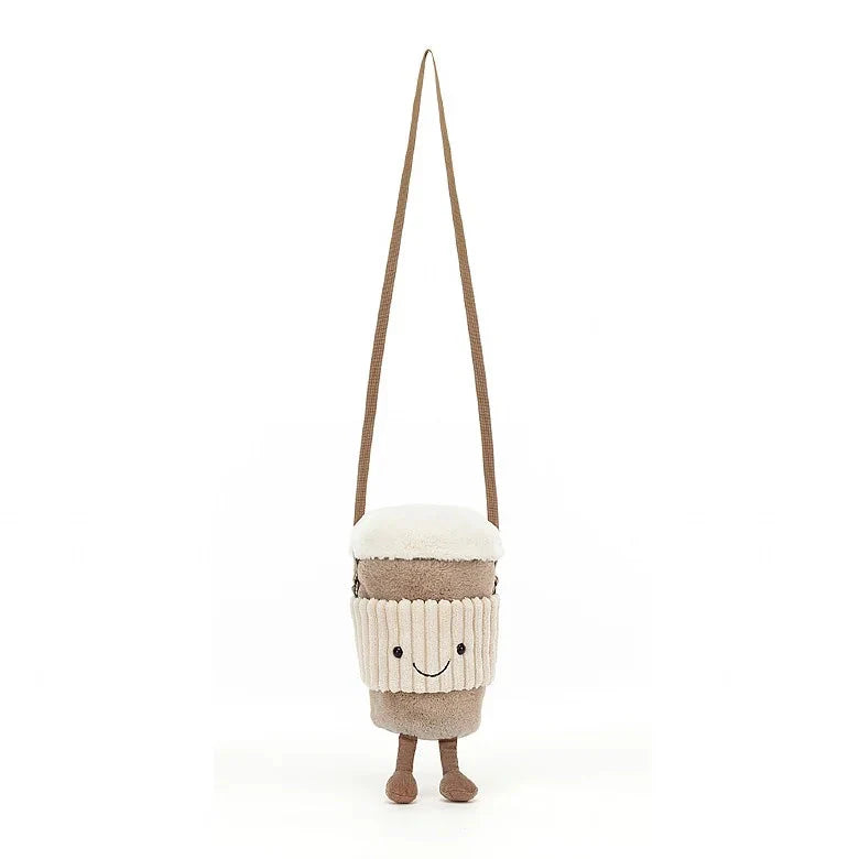 Amuseables Perkle Coffee Shoulder Bag
