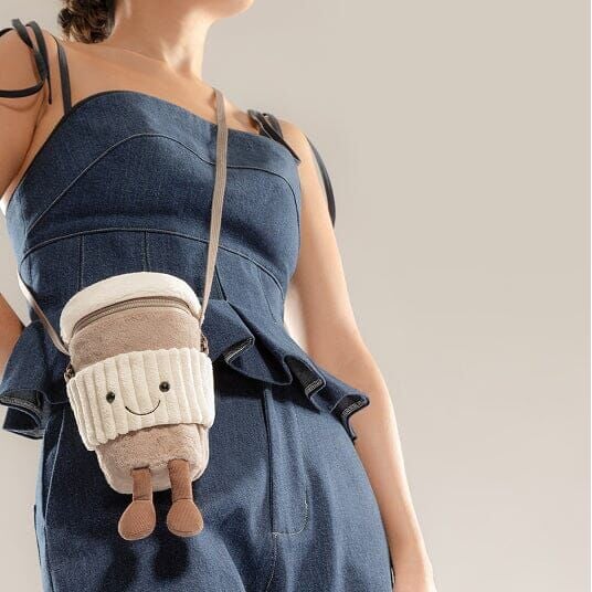 Amuseables Perkle Coffee Shoulder Bag