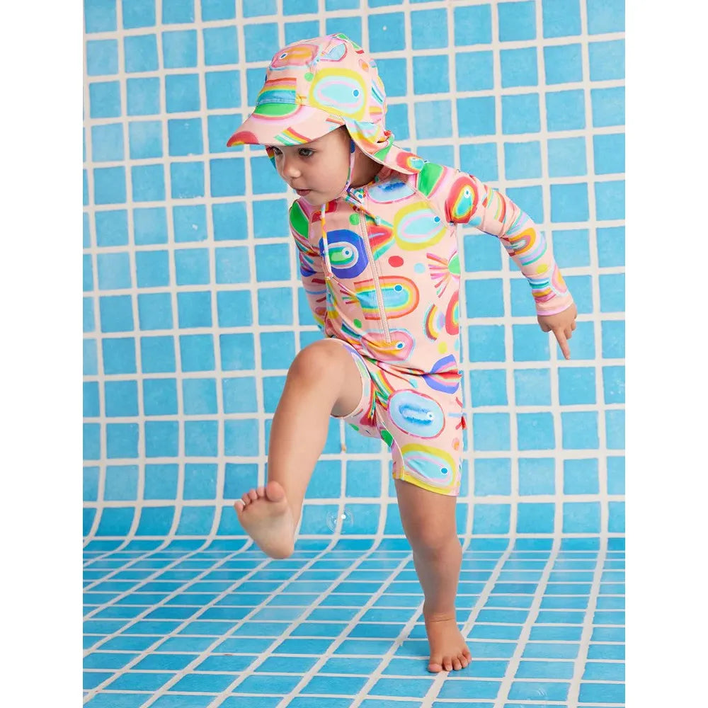 Long Sleeve Rash Suit Fancy Fins
