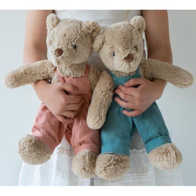 Mrs Honey Bear Pink Overalls