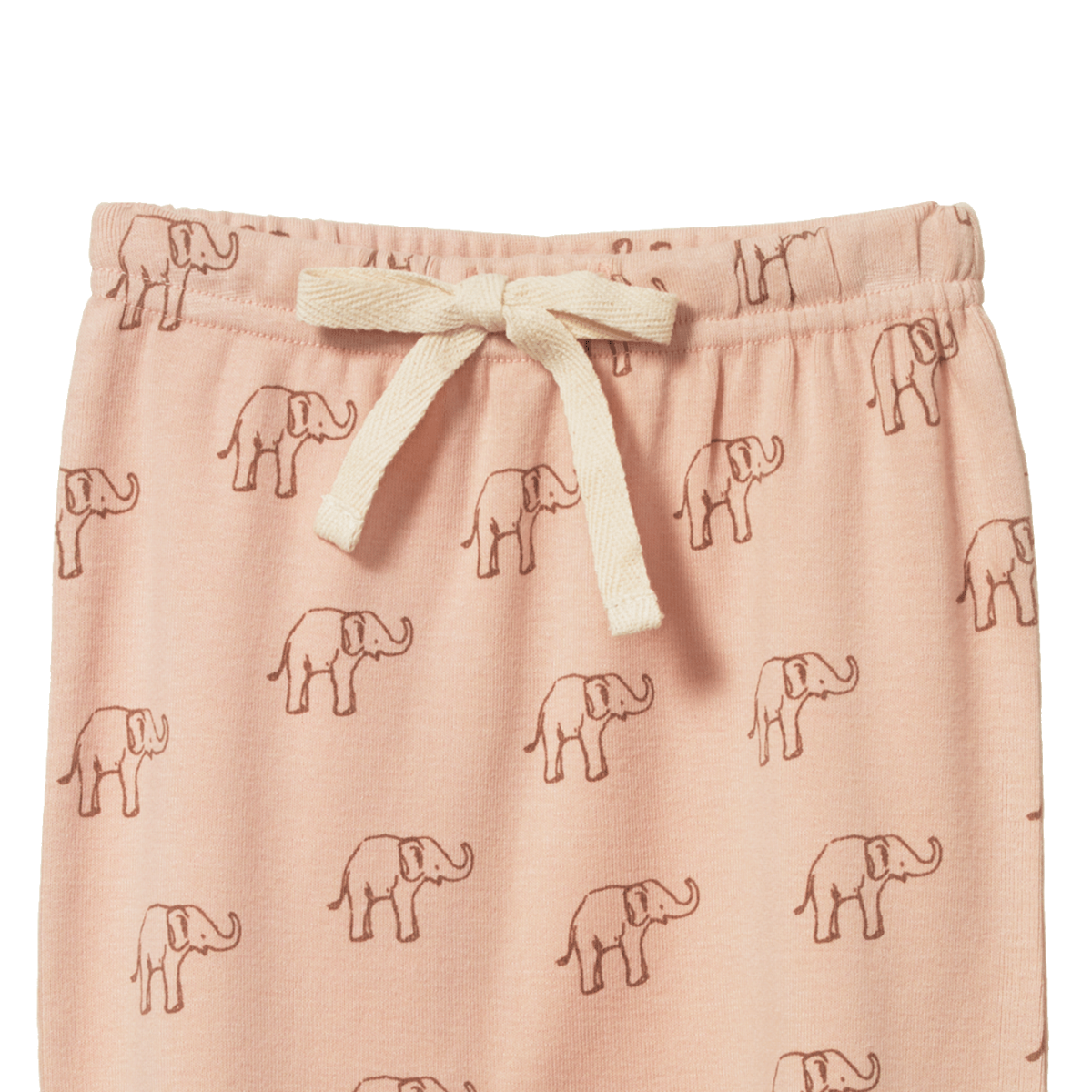 Footed Rompers - Elephant Rose