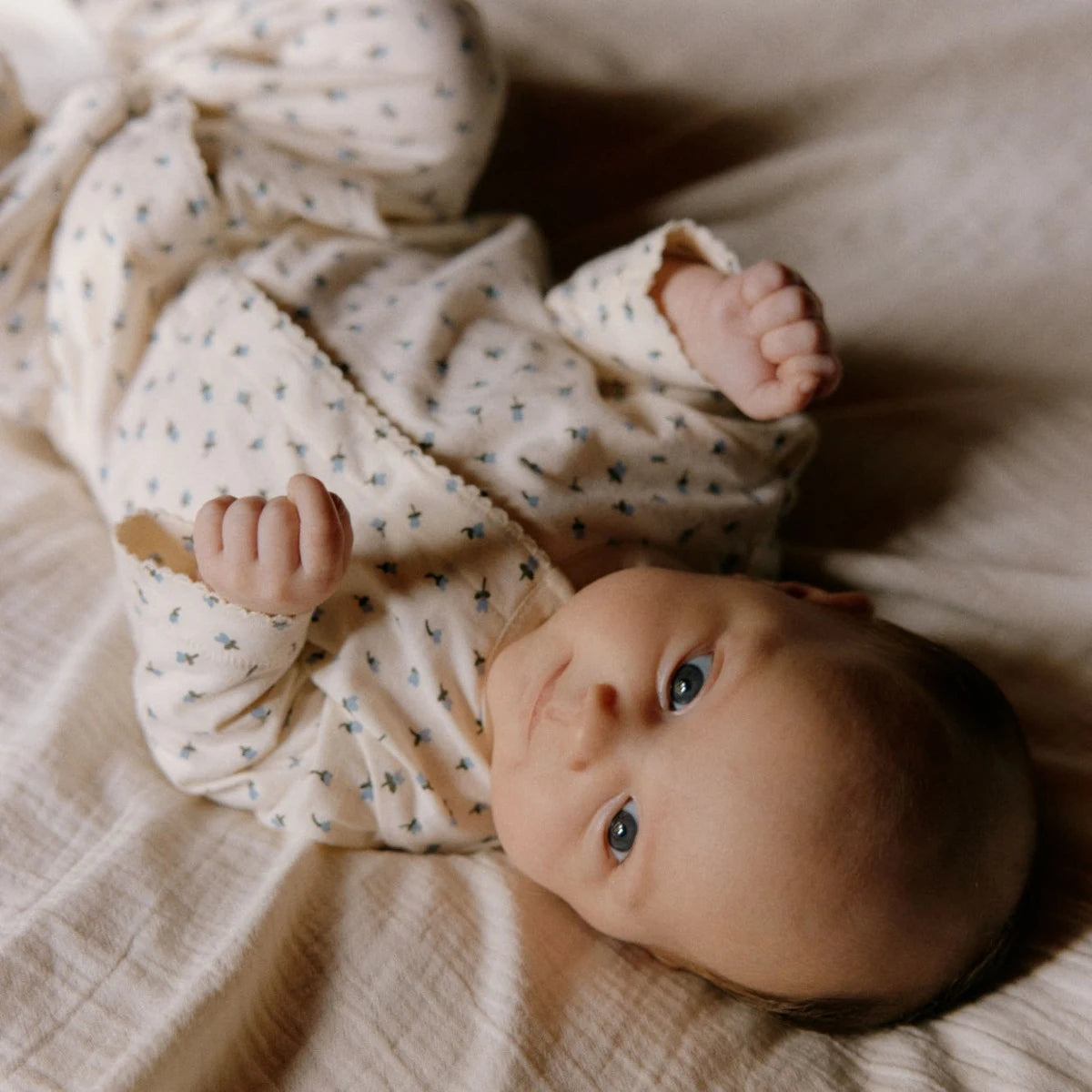 Lucy Suit - Blue Tulip Print