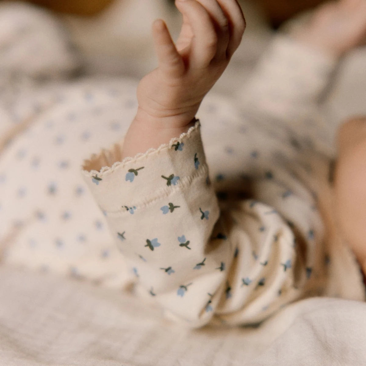 Lucy Suit - Blue Tulip Print