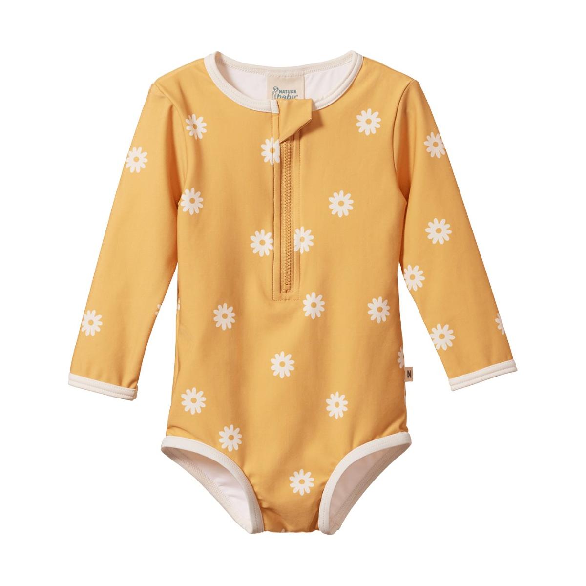 One Piece Bathing Swimsuit - Chamomile Sunshine