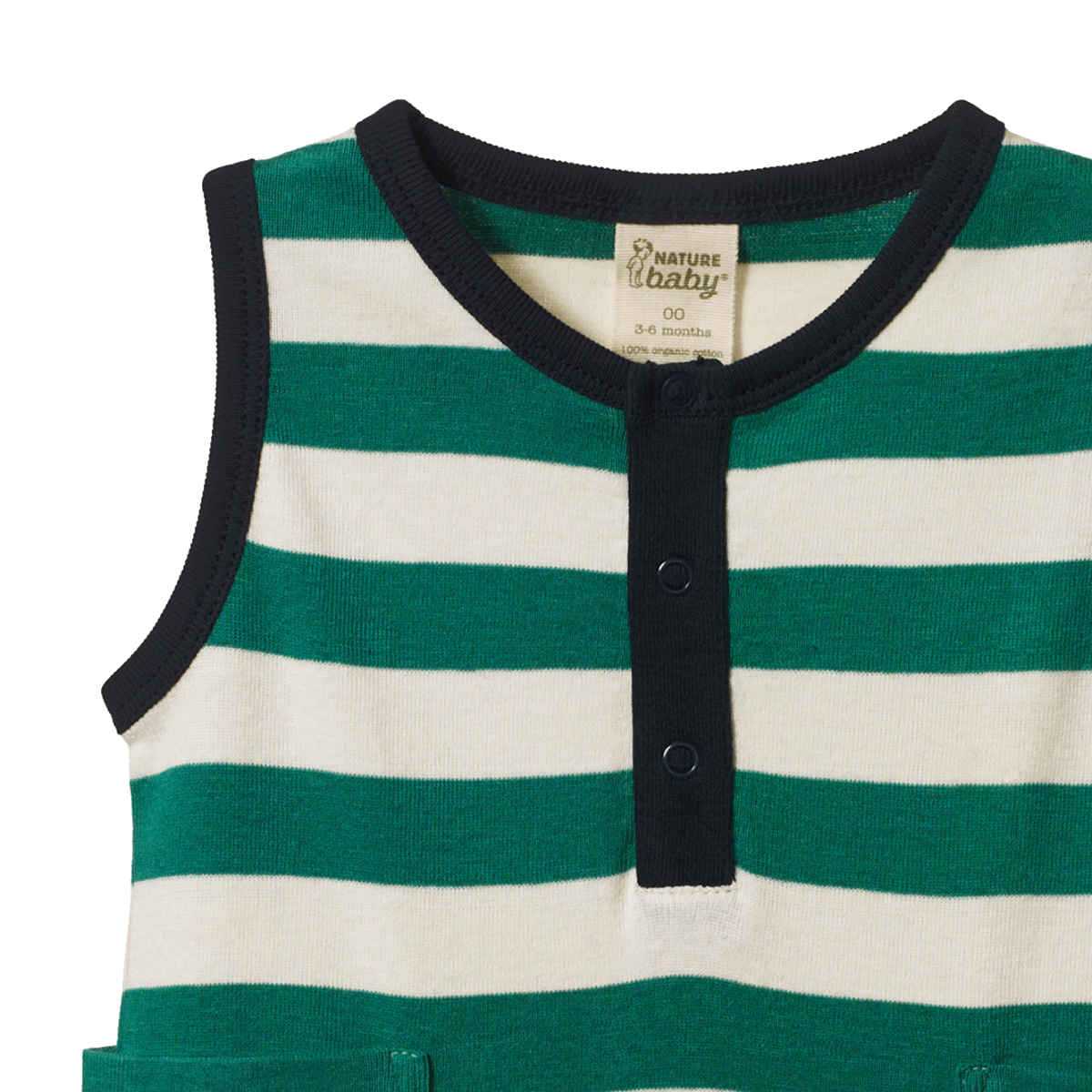 Camper Suit - Peppermint/Navy Stripe