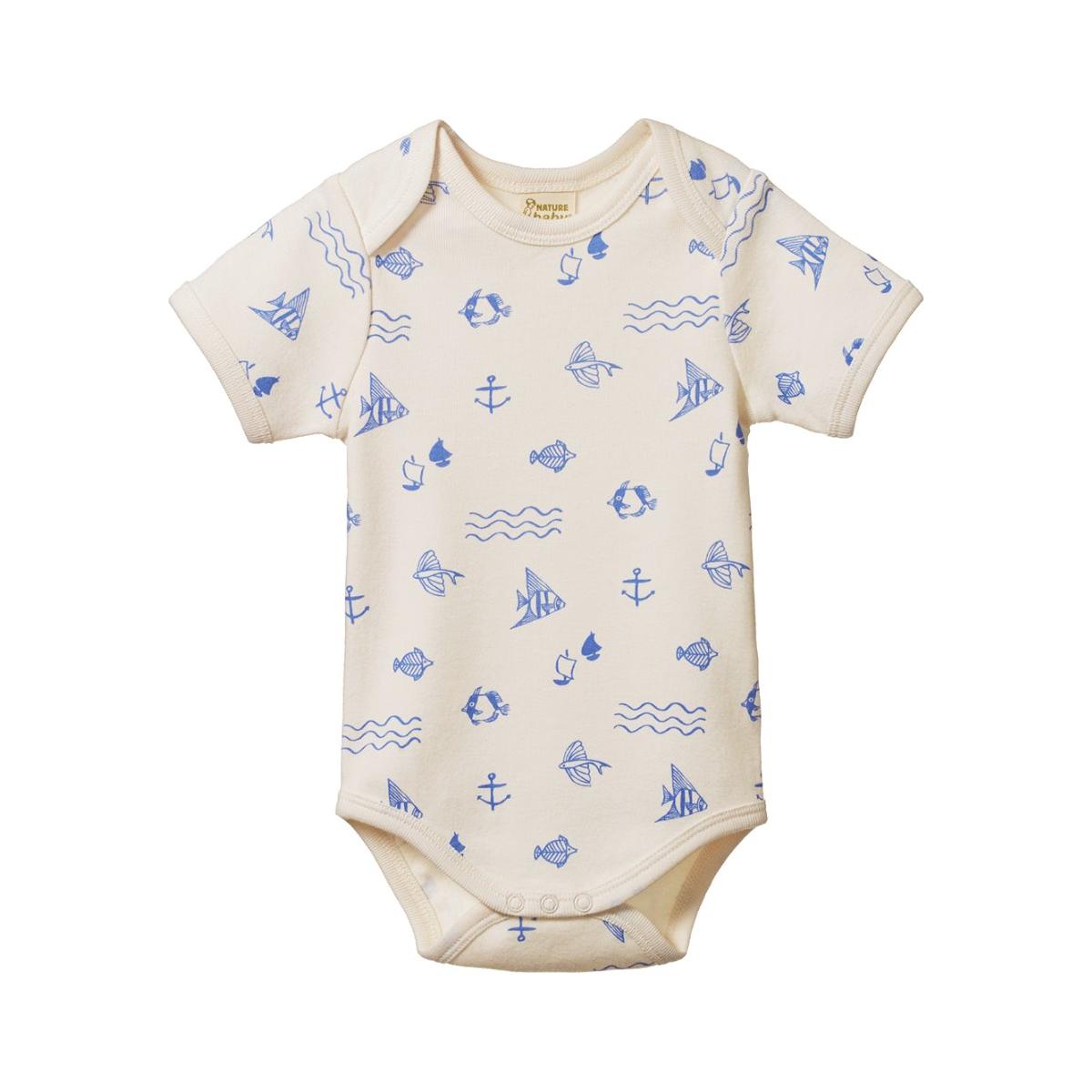 Short Sleeve Bodysuit - Atlantic