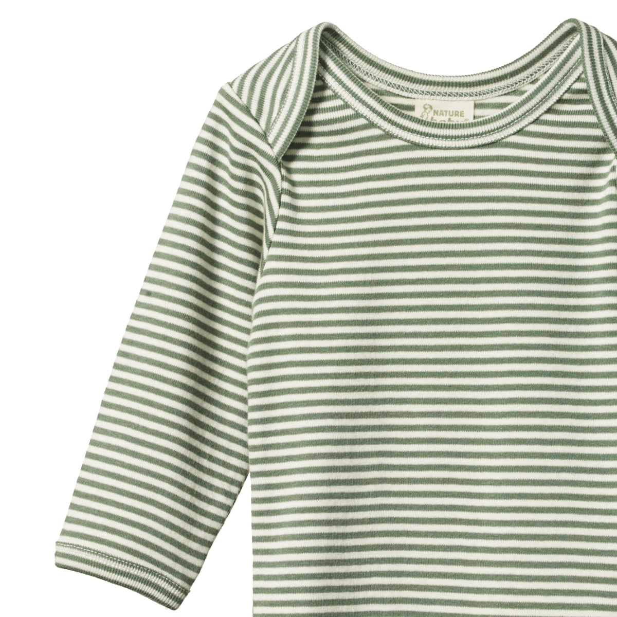 Long Sleeve Bodsuit - Nettle Stripe