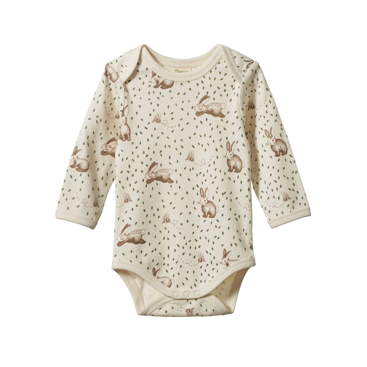 Long Sleeve Bodsuit - Rabbitt Print