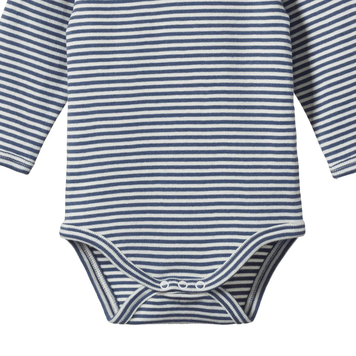 Long Sleeve Bodsuit - Vintage Indigo