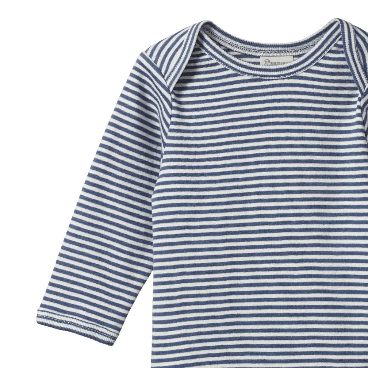 Long Sleeve Bodsuit - Vintage Indigo