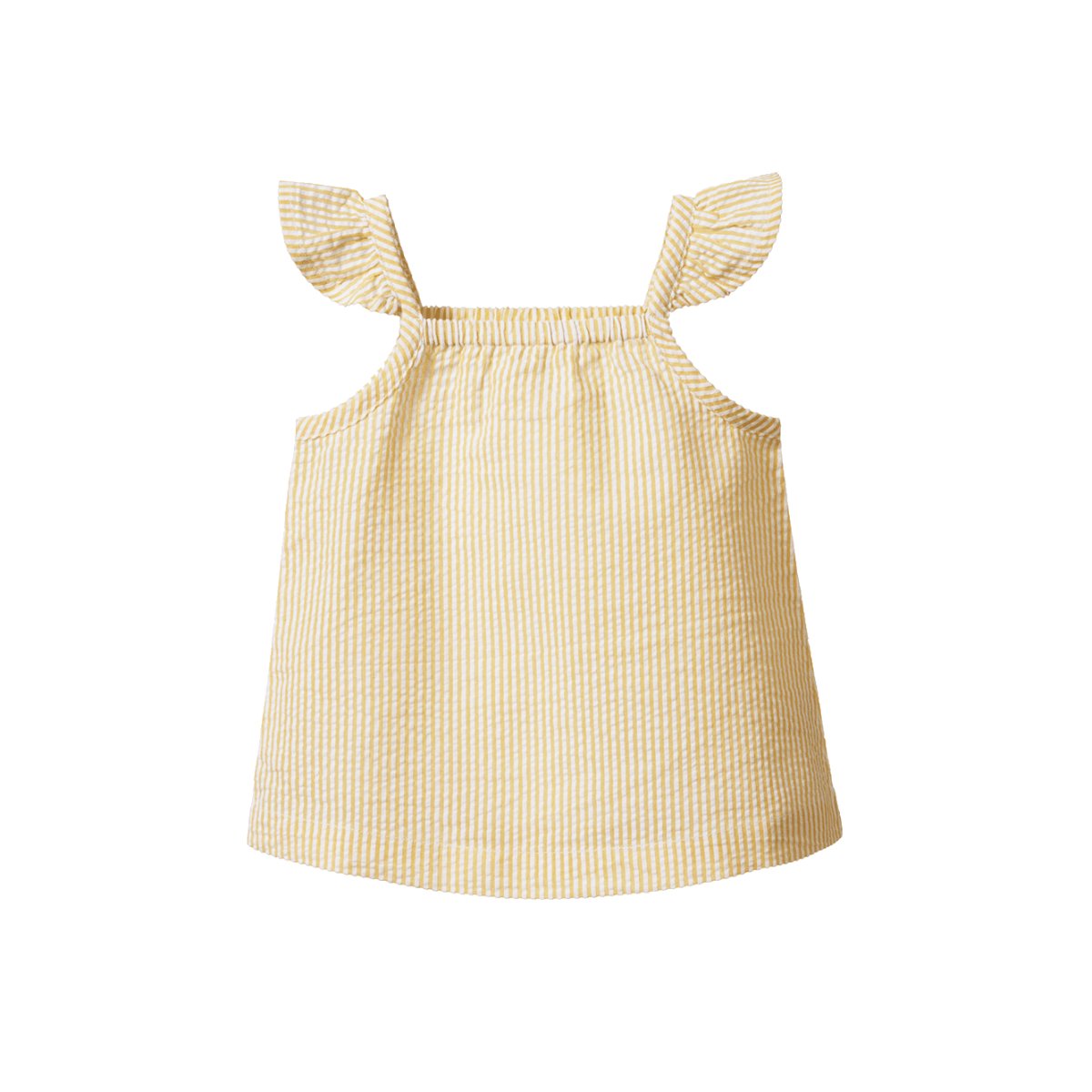 Petal Top - Golden Stripe
