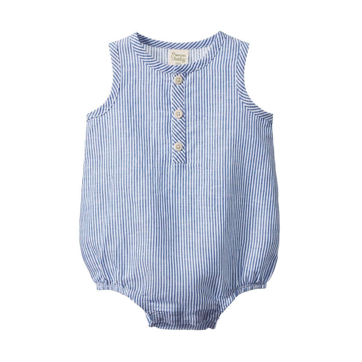 Cedar Suit Linen - Blue Stripe