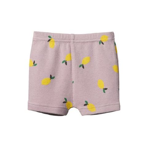 Selby Waffle Shorts - Lilac Lemon