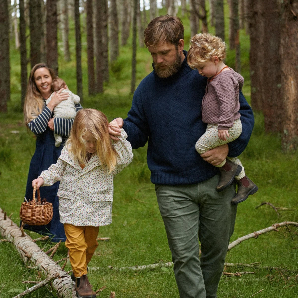 Piper Cardigan - Twilight Basket Knit