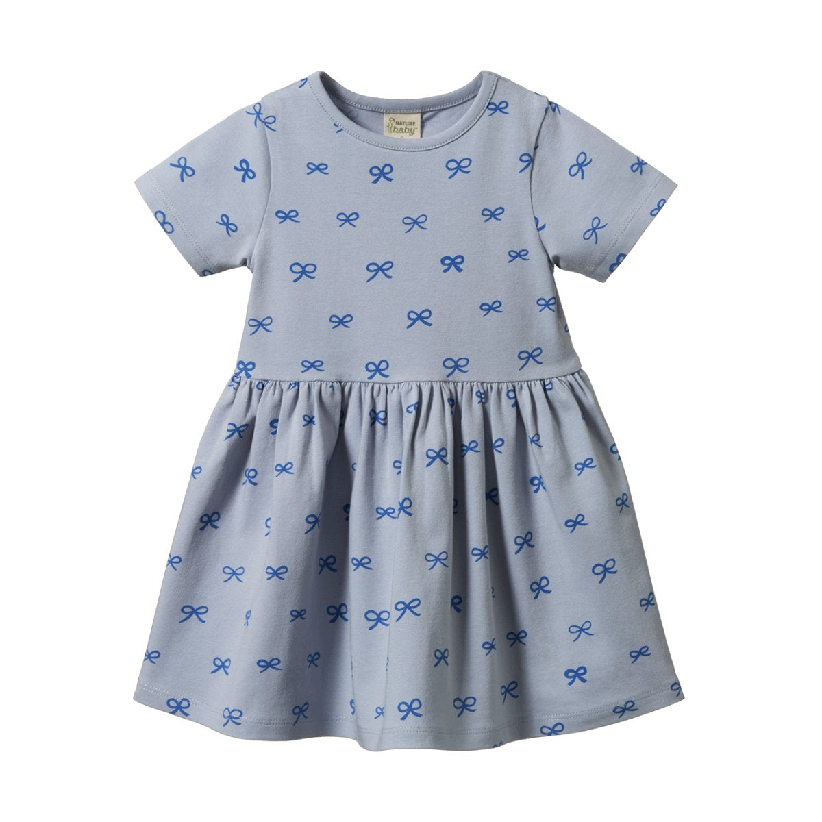 Saturday Dress - Ribbons Zen Blue