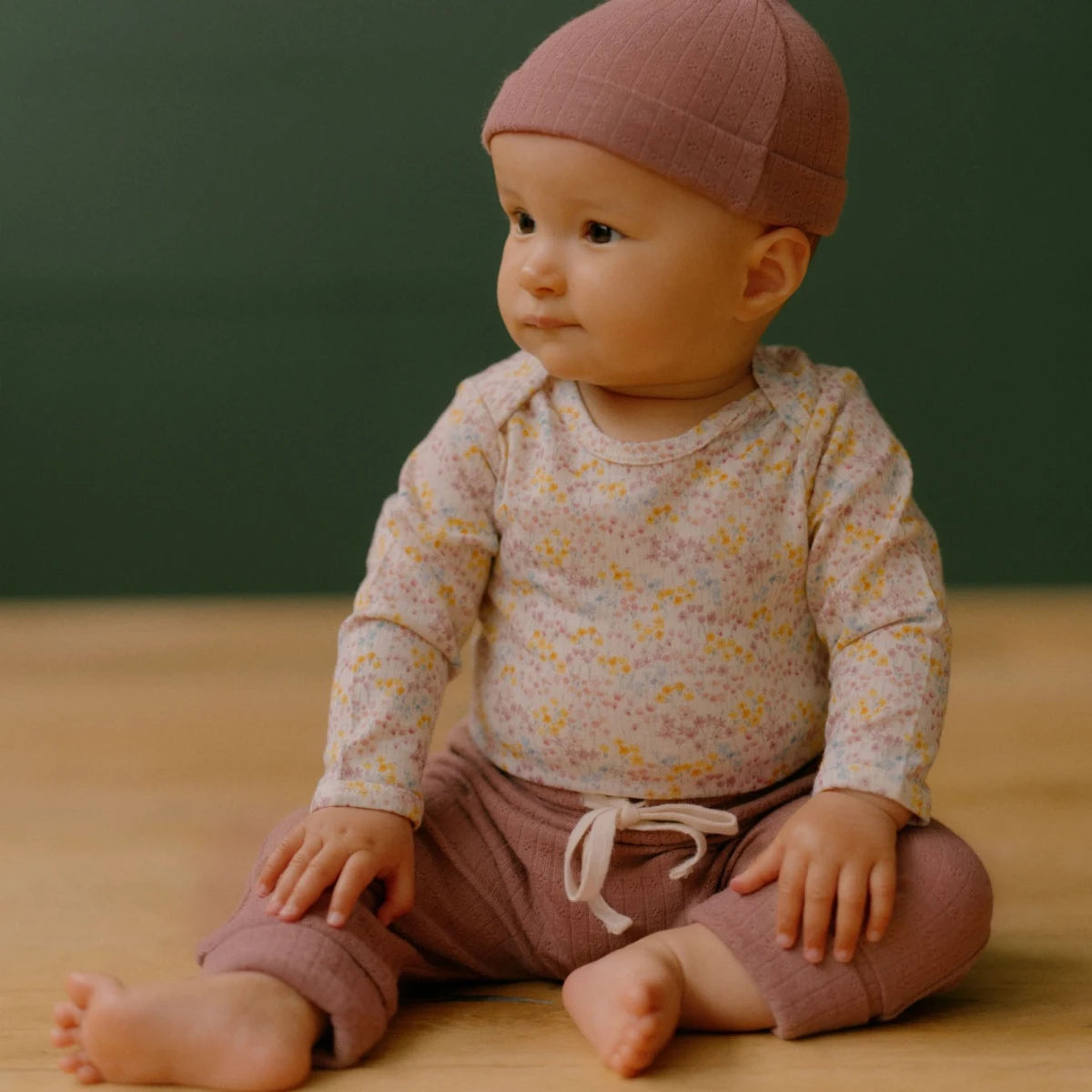 Merino Bodysuit - Wildflower