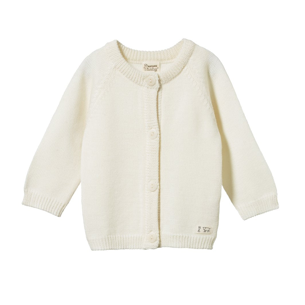 Merino Knit Cardigan - Natural